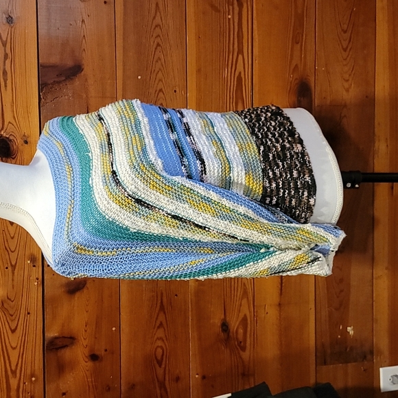 Anthropologie Rosie Neira Medium "Marbled Bands Sweater" - Picture 7 of 15